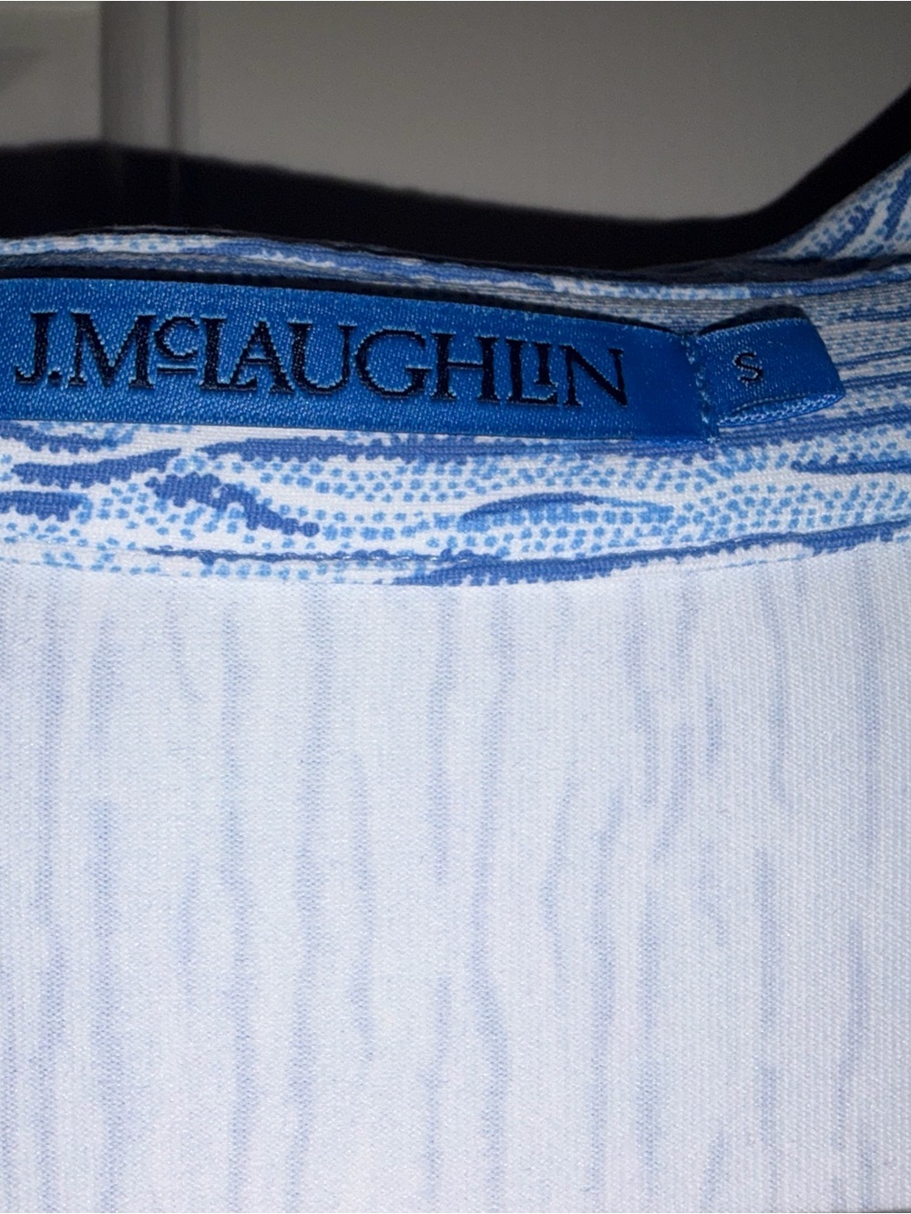 J. McLaughlin Pale Blue Wrap Midi Dress with Tie Waist - Picture 10 of 11